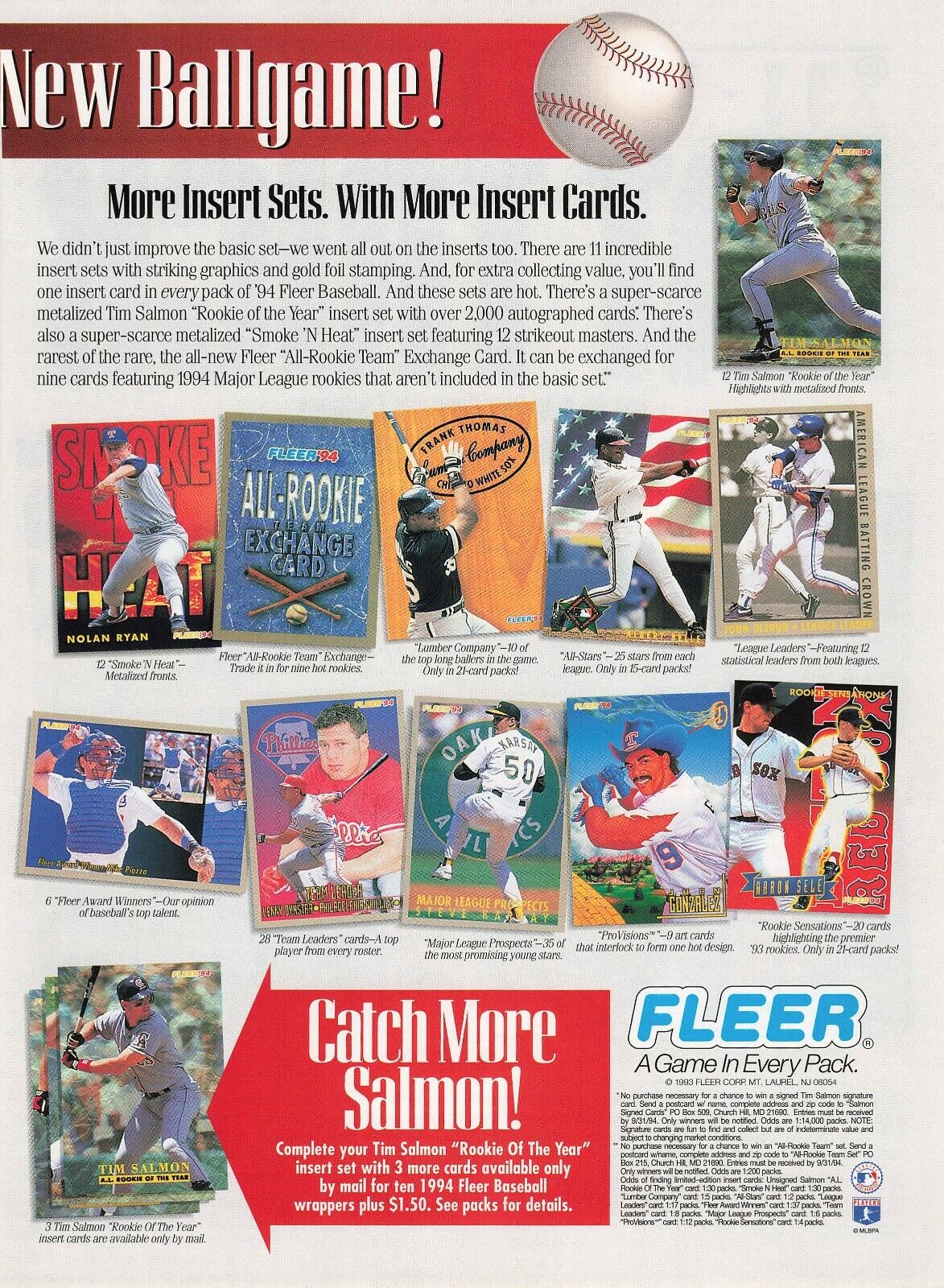 Lenny Dykstra Philadelphia Phillies Nolan Ryan Baseball 90'S Vtg Print Ad 8X11