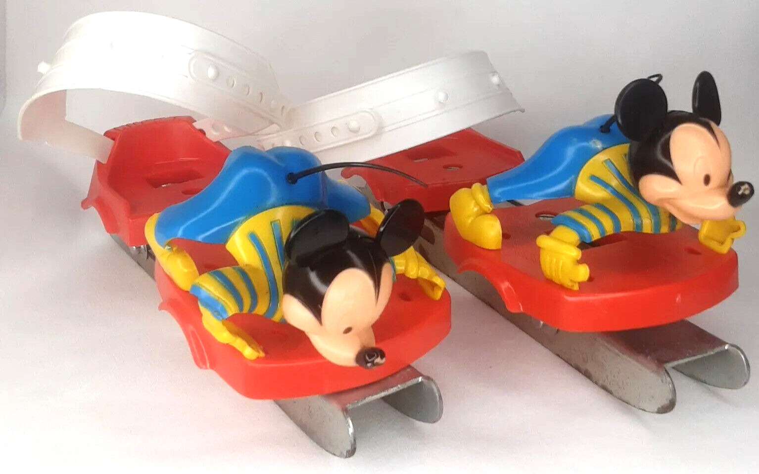Ice Skates Mickey Mouse Kusan Adjustable Vintage 1970s Disneyana Memorabilia