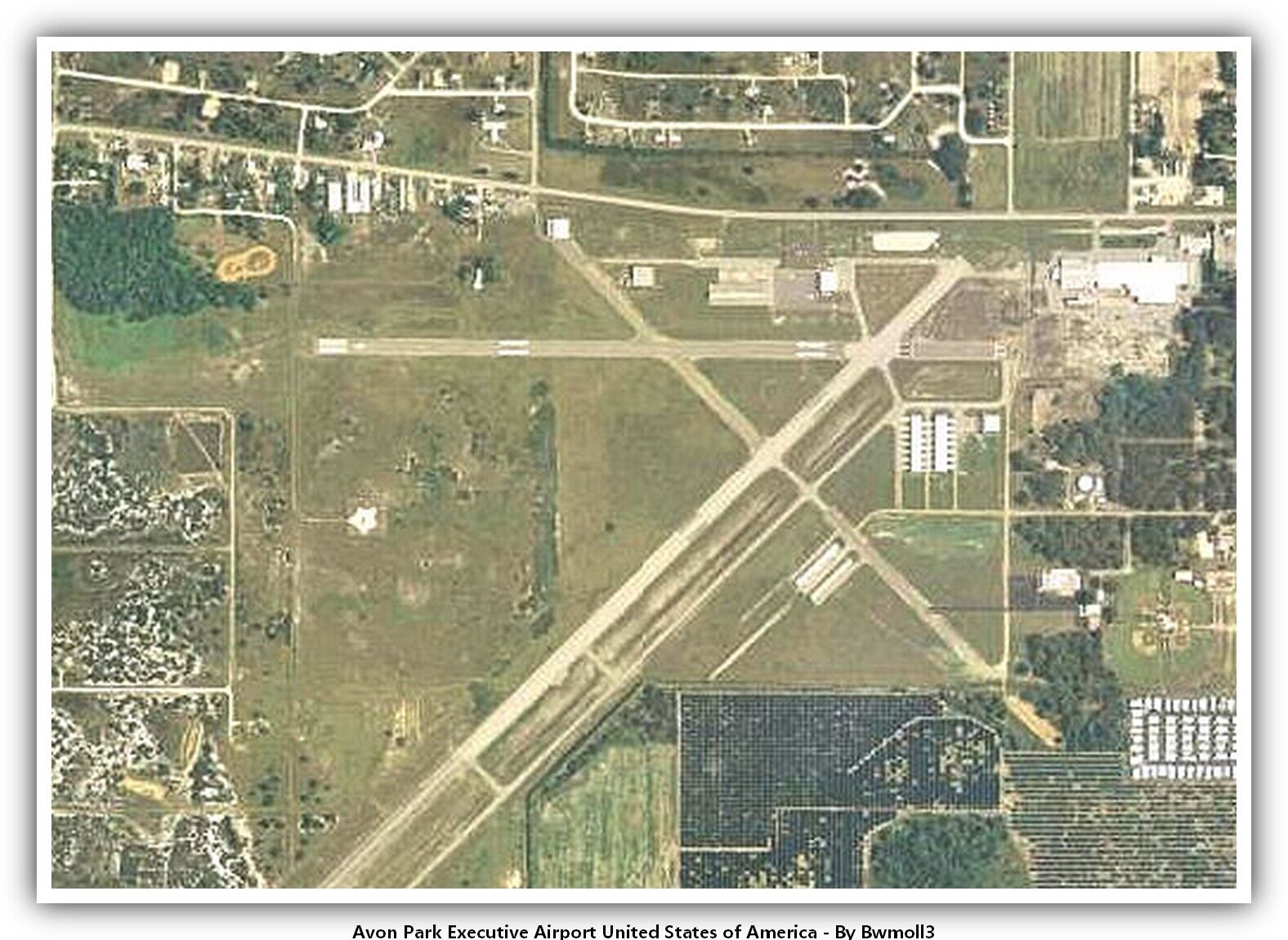 Avon Park Executive Airport United States of America Airport Postcard