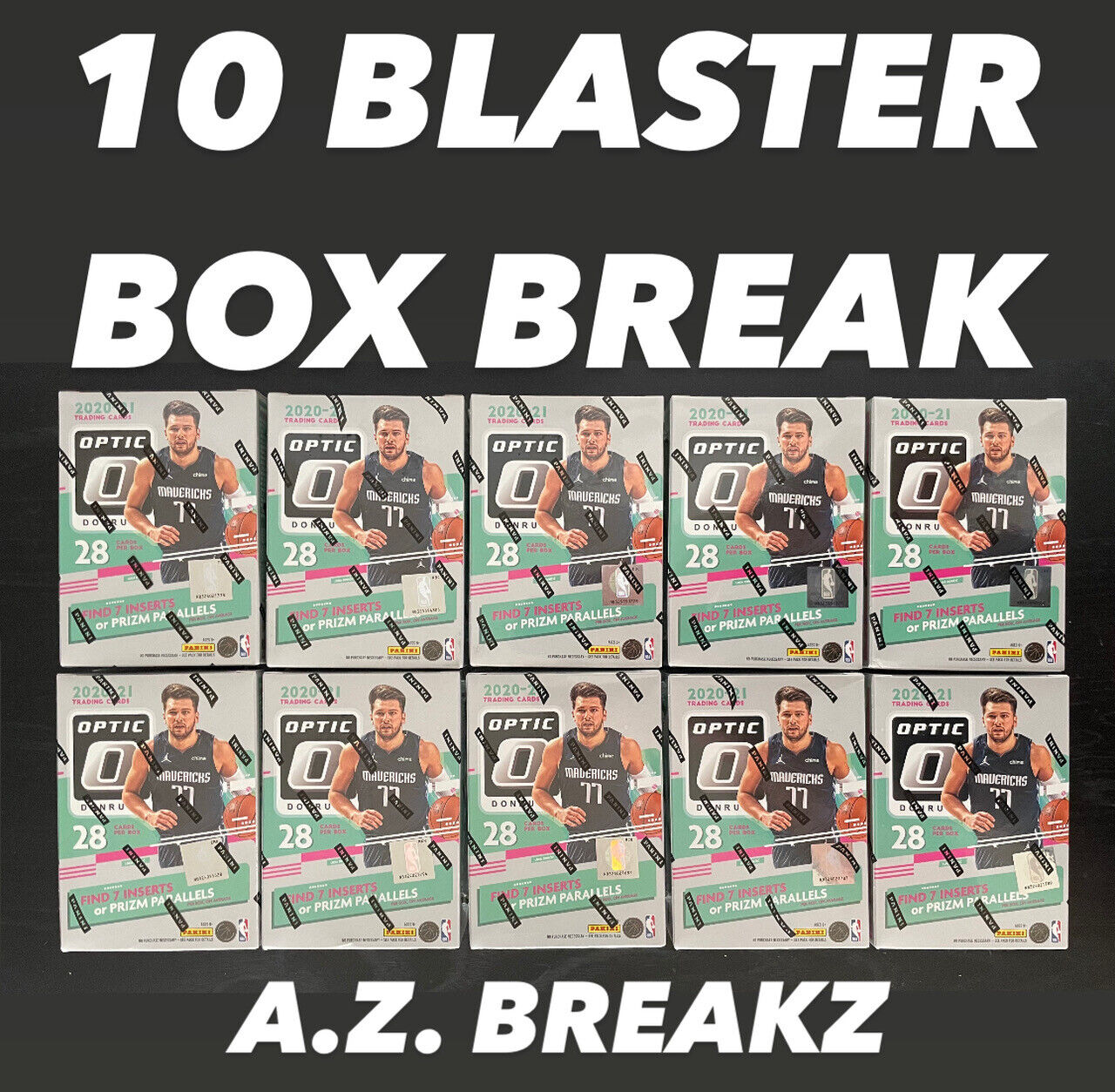 SAN ANTONIO SPURS - 2020-21 NBA OPTIC BASKETBALL - 10 BLASTER BOX BREAK #2