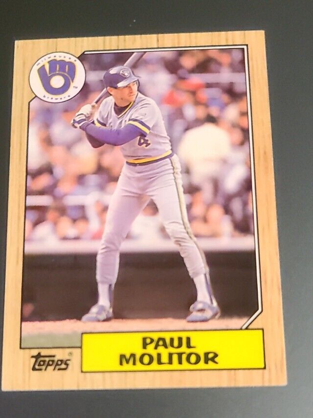 Paul Molitor 1987 Topps