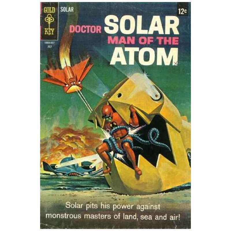 Doctor Solar: Man of the Atom (1962 series) #24 in VF minus. Gold Key comics [d~