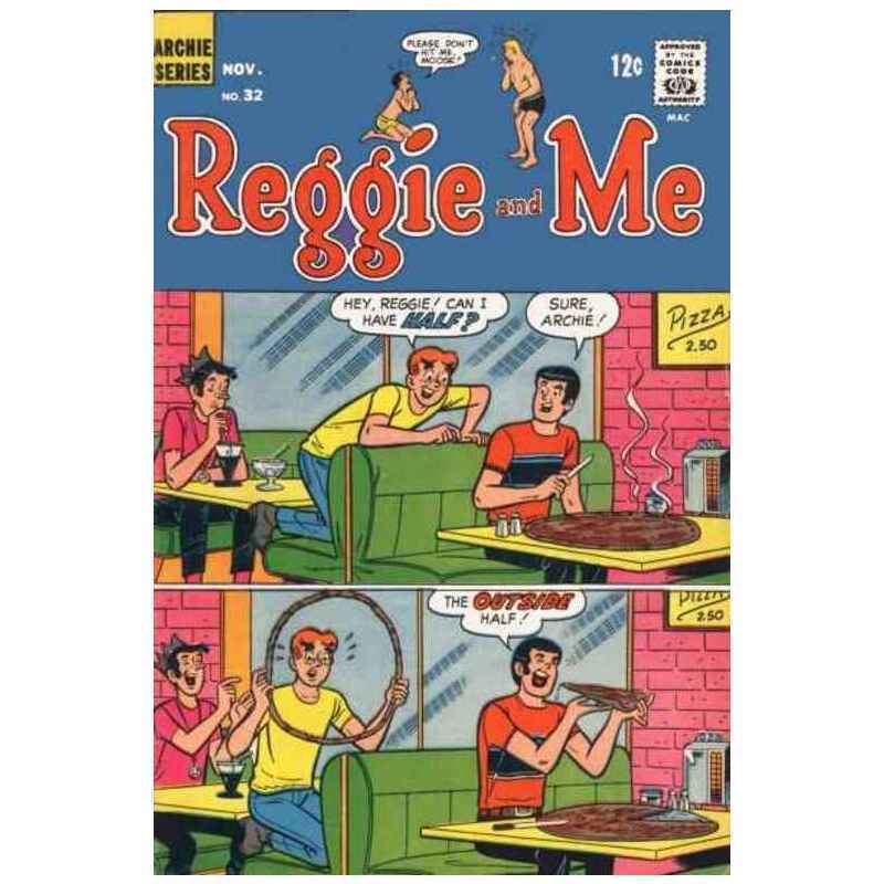 Reggie and Me (1966 series) #32 in Fine minus condition. Archie comics [h`