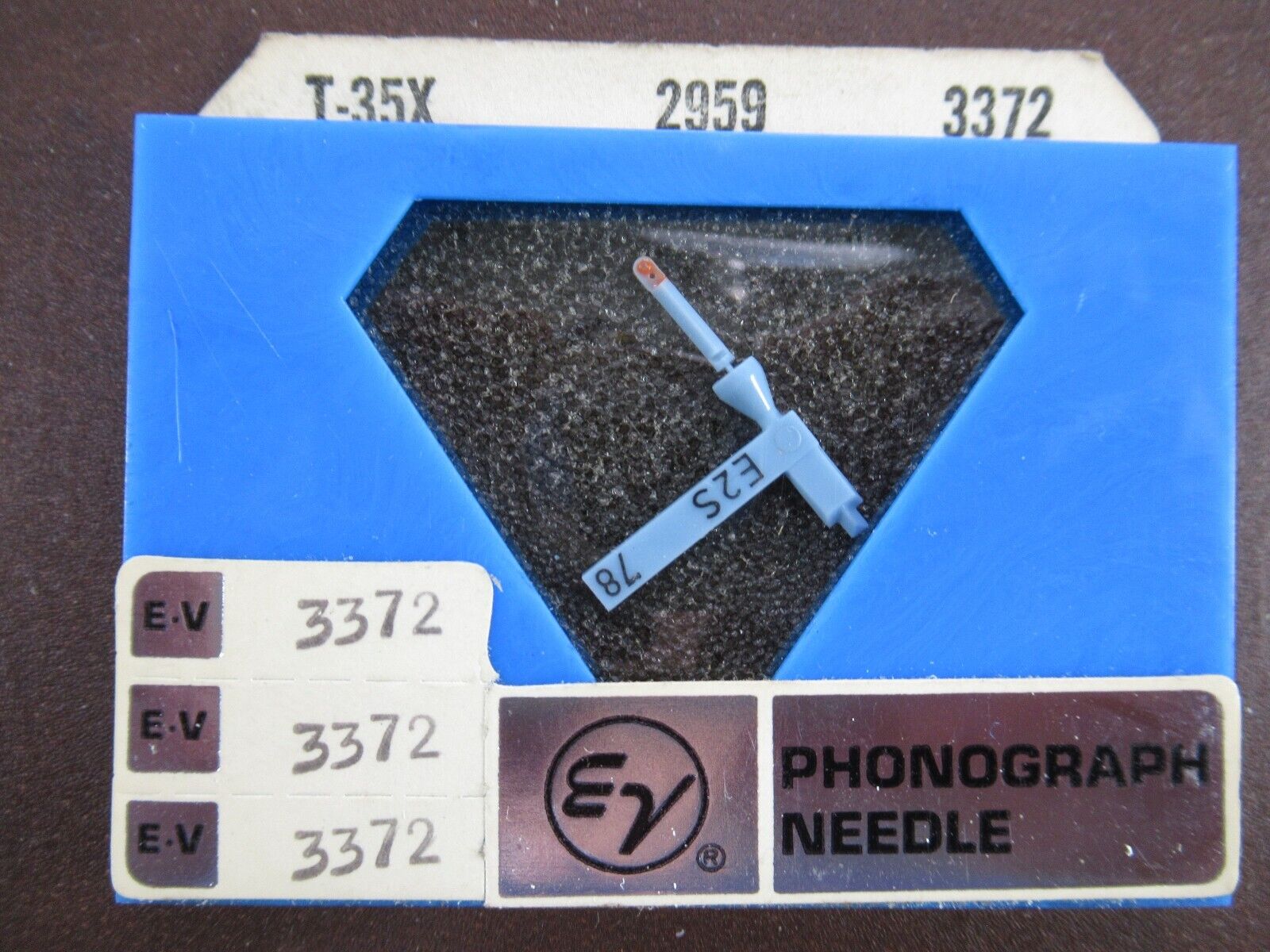 Electro Voice Phonograph Needle 3372/T-35X, New (O EB)
