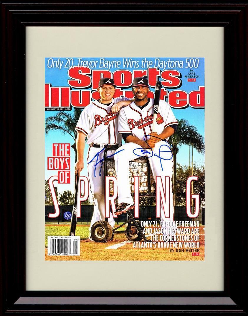 Gallery Framed Jason Heyward and Freddie Freeman - Sports Illustrated The Boys