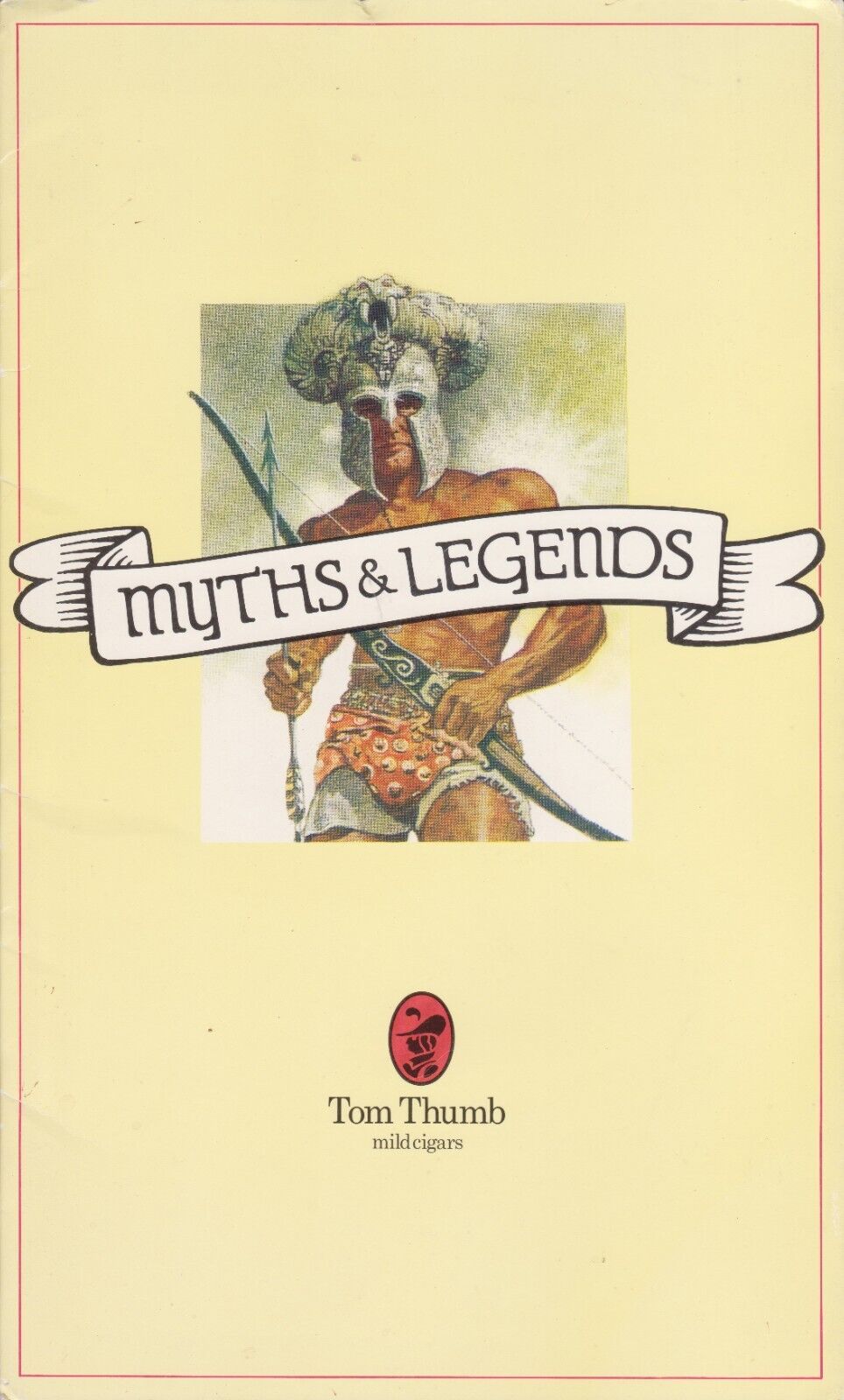 Players Tom Thumb Official Cards Album Myths & Legends 1981 UNUSED