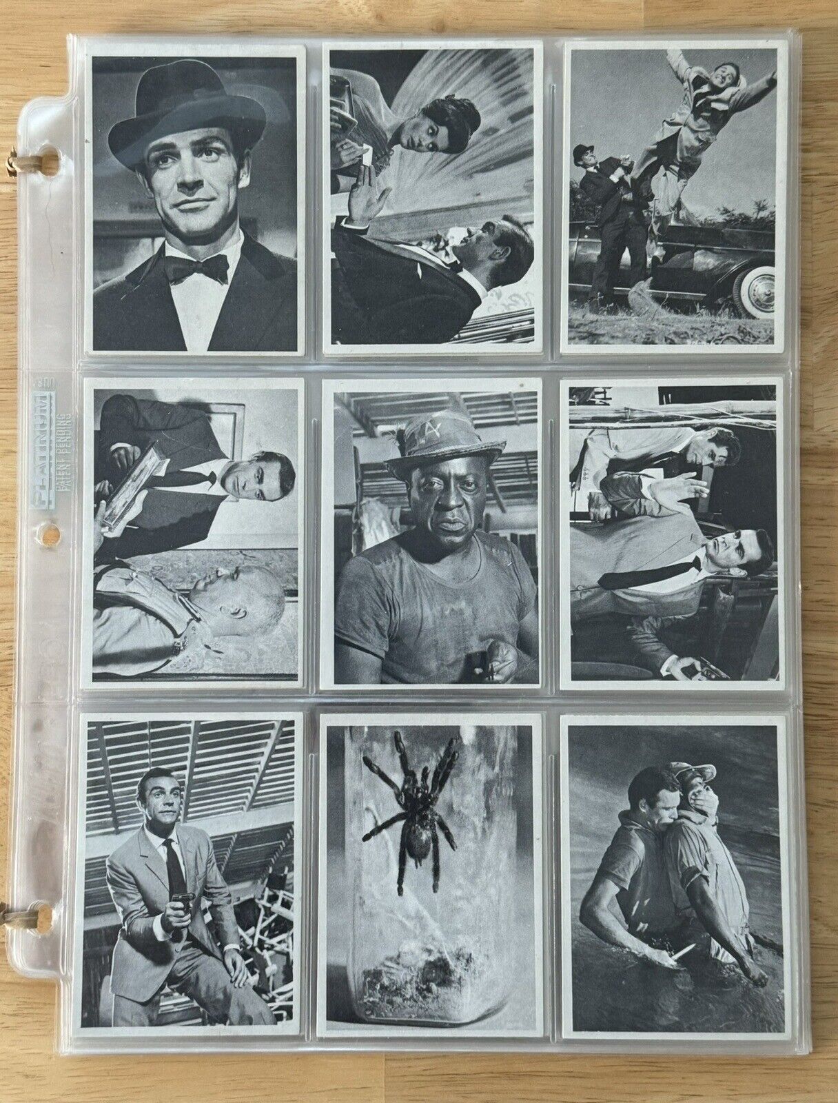 JAMES BOND 1965 GLIDROSE TRADING CARDS COMPLETE SET 1-66 VG -NM CONDITION