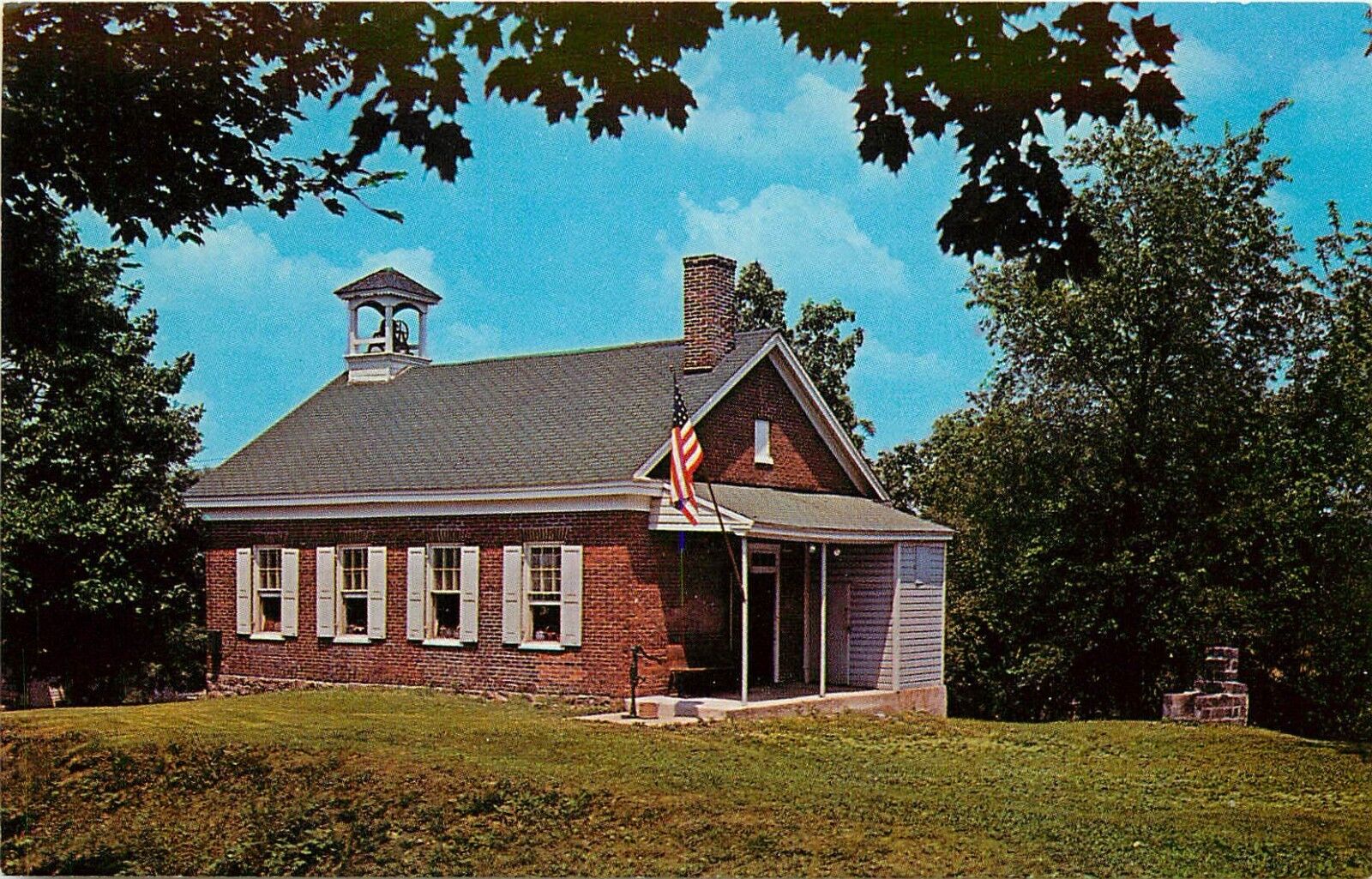 Little Red School House Museum York Pa Pennsylvania Postcard