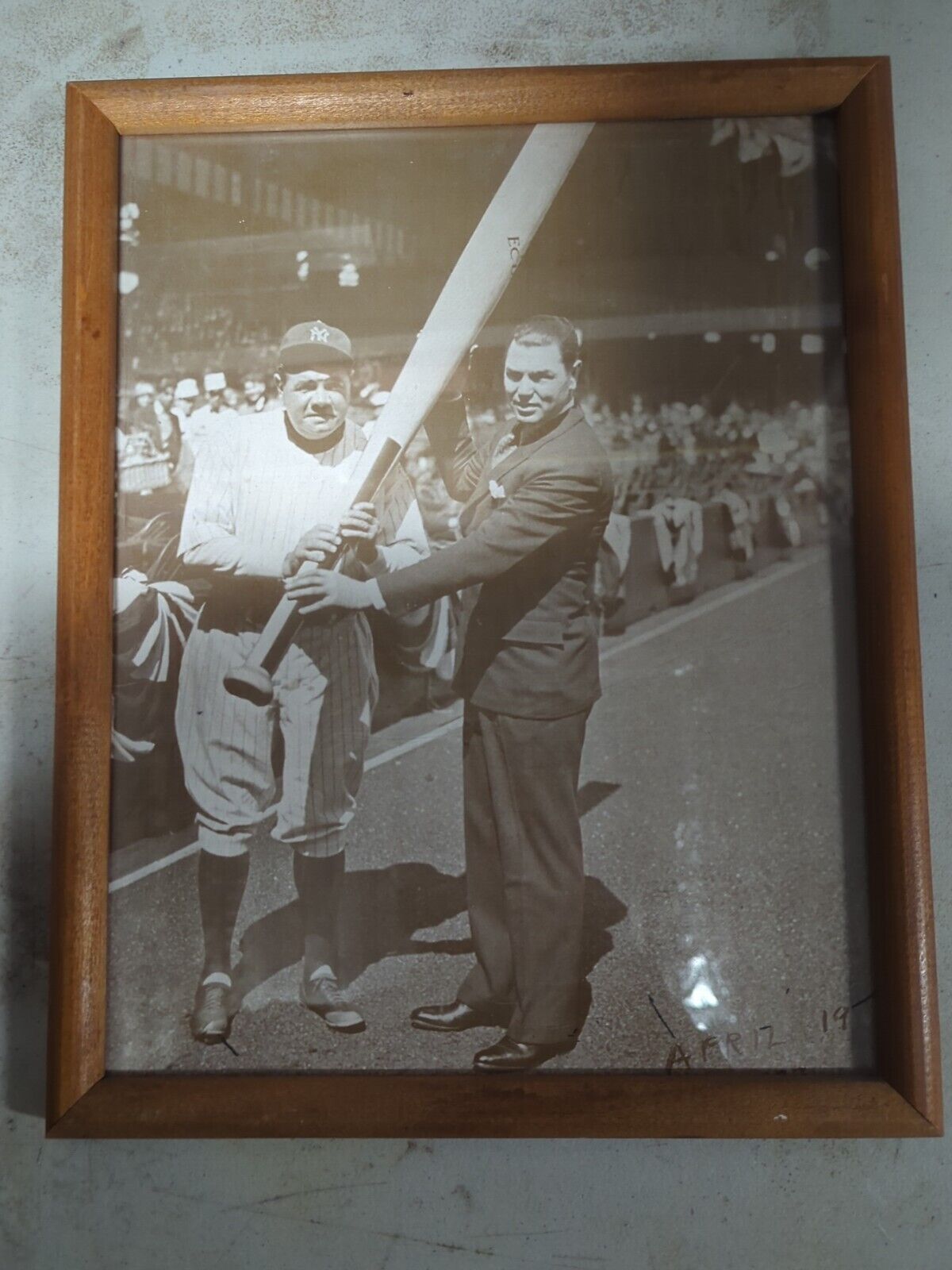 Babe Ruth Jack Dempsey Print Photograph