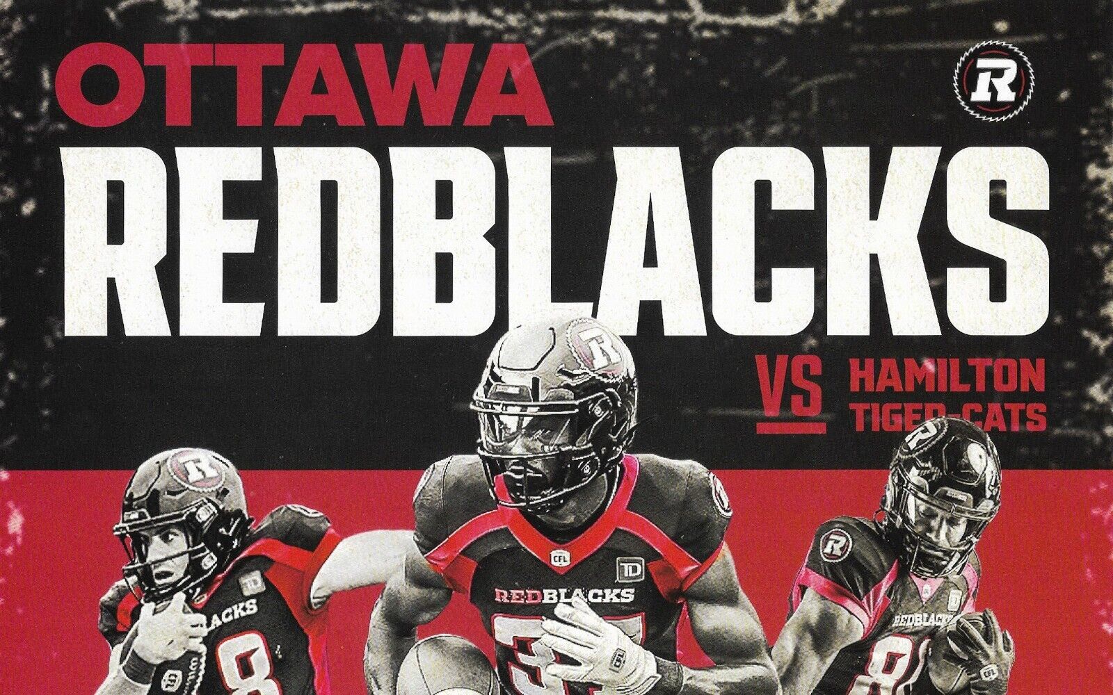 Ottawa RedBlacks - Hamilton Tiger-Cats 2023 CFL Football Official Program