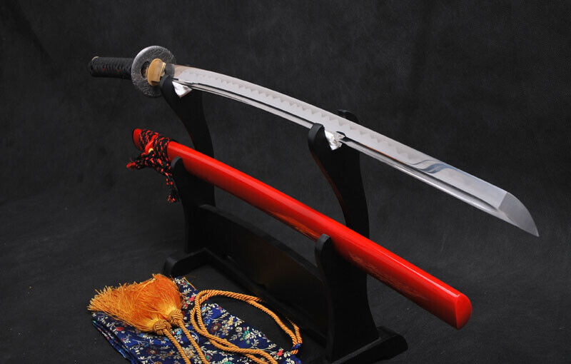 High Quality T10 Carbon Steel Katana Japanese Samurai Sharp Functional Sword New