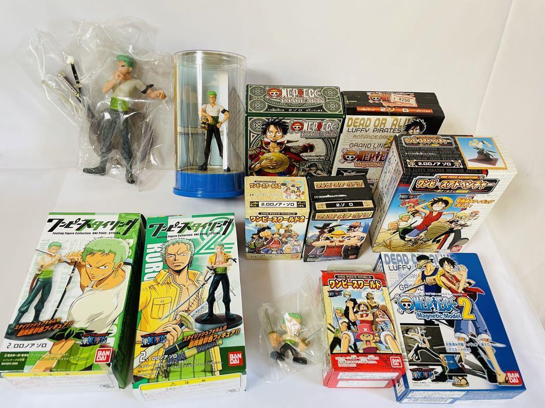 ONE PIECE Figure lot set 12 Bandai Zoro character Goods anime items collection