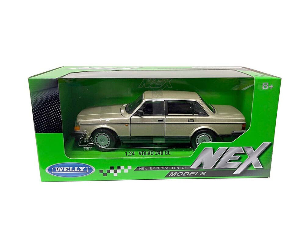 WELLY 1:24 SCALE - GOLD - VOLVO 240 GL