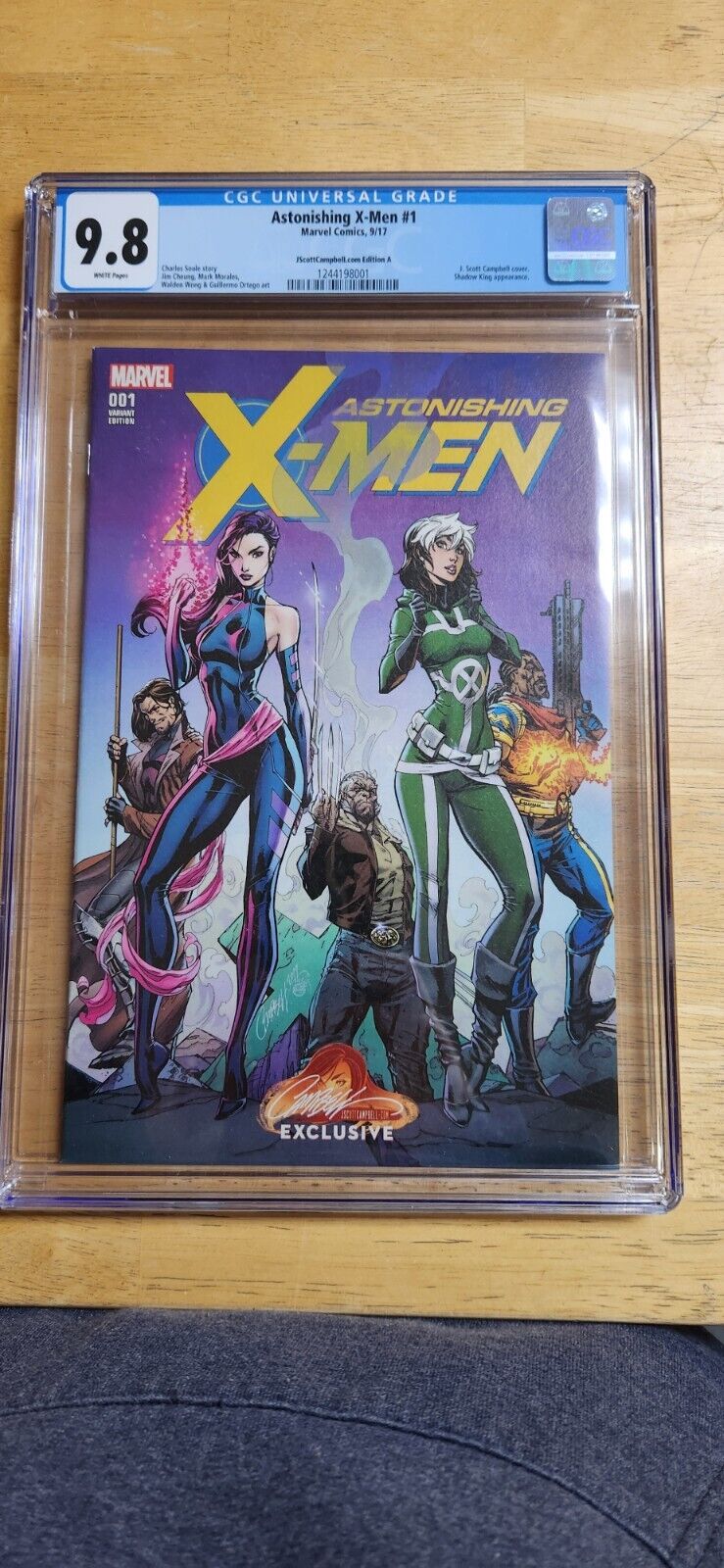 Astonishing X-Men #1 CGC 9.8 JSC J. Scott Campbell Cover A