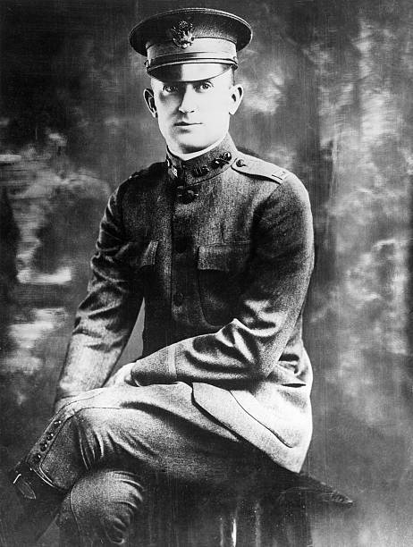 Ty Cobb as a Captain in the US Army 1917 Historic Old Photo