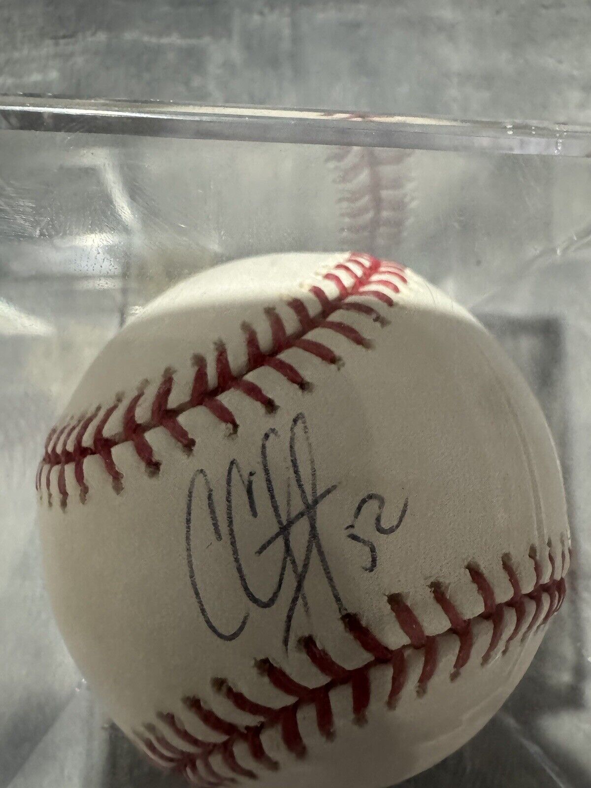New York Yankees C.C. Sabathia Autographed Baseball COA Global Authentics