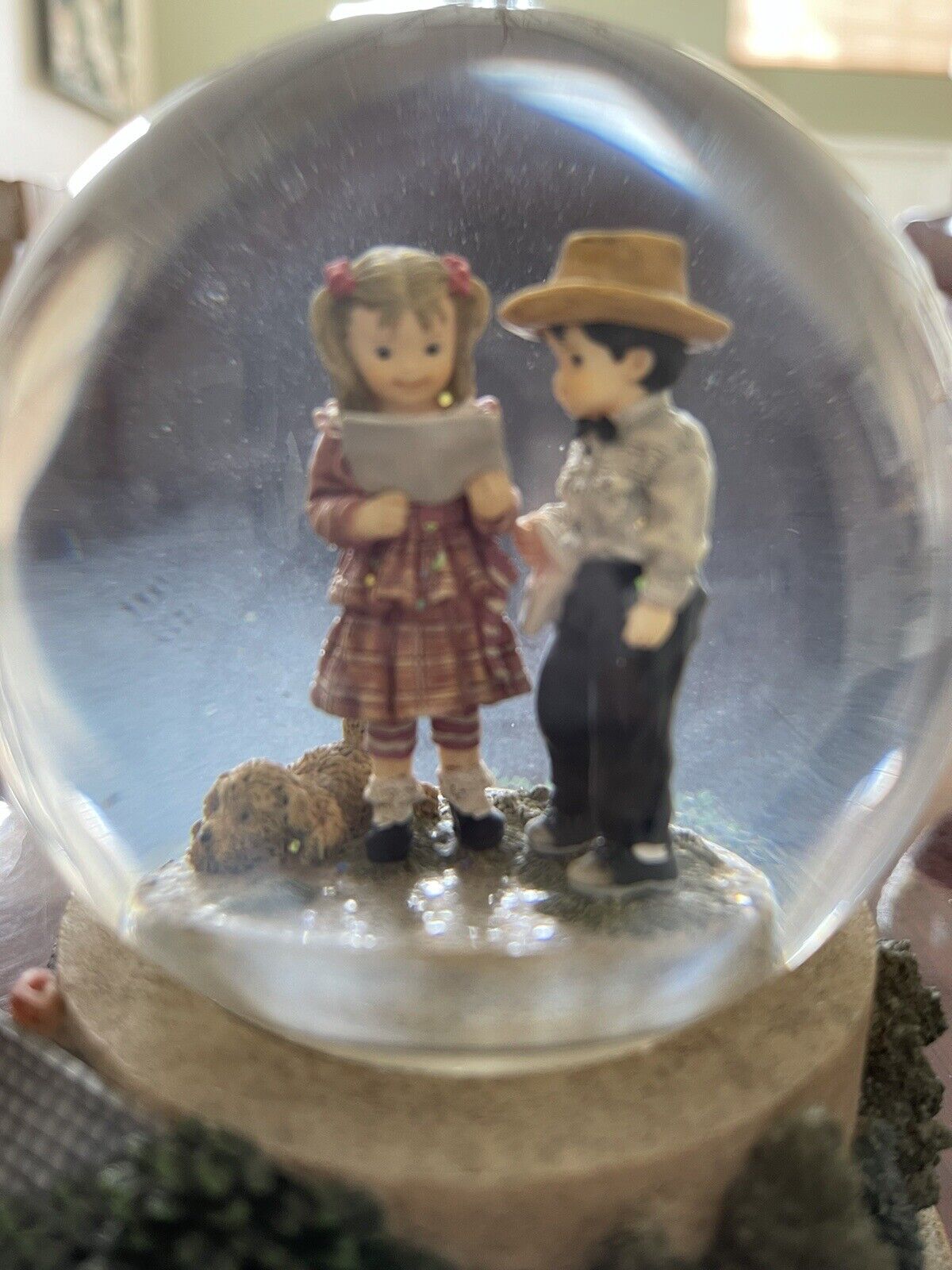 Kim Anderson Forever Young Musical Snow Globe Number 7842