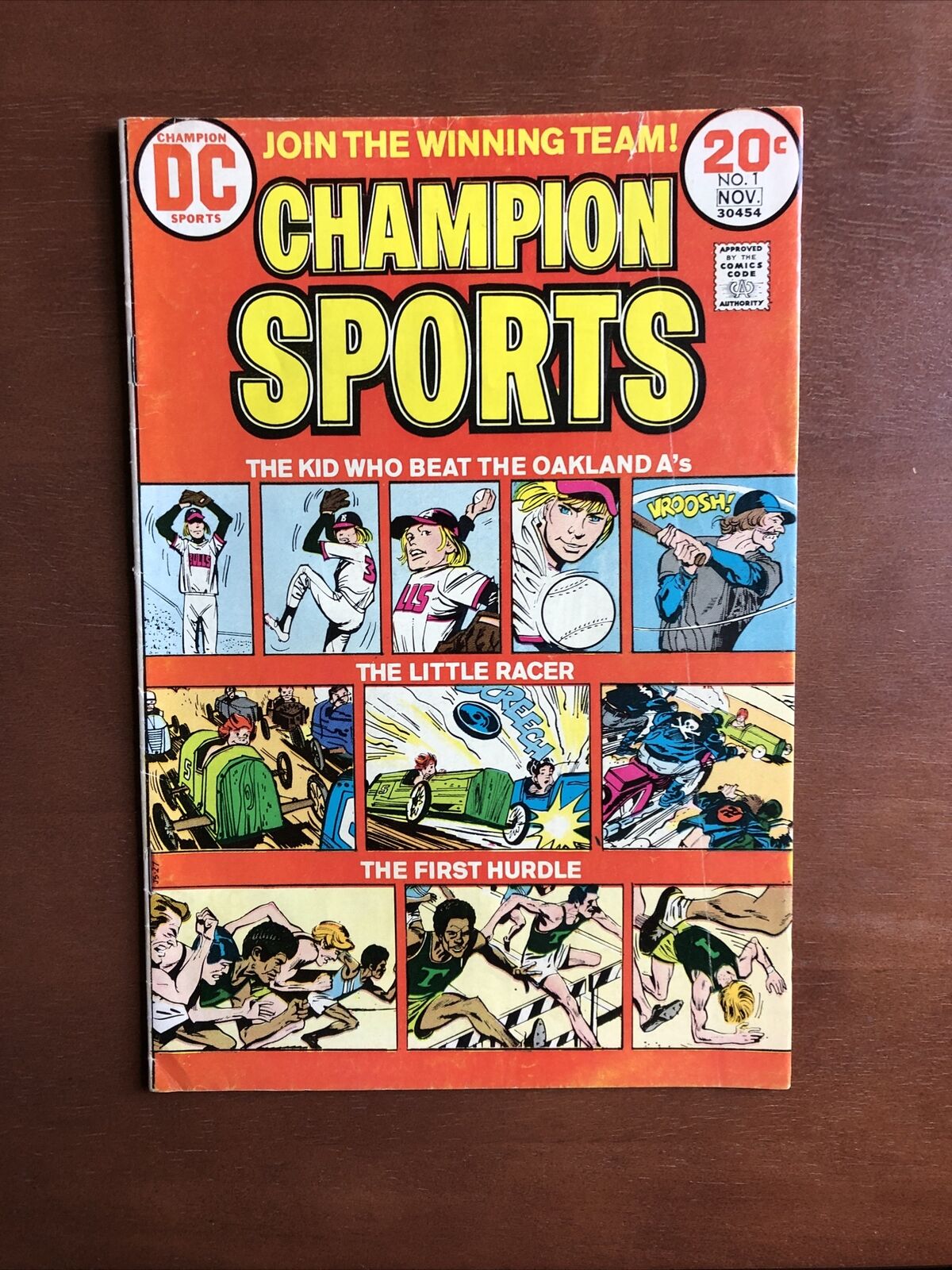 Champion Sports #1 (1973) 7.0 FN DC Key Issue Bronze Age Comic Book