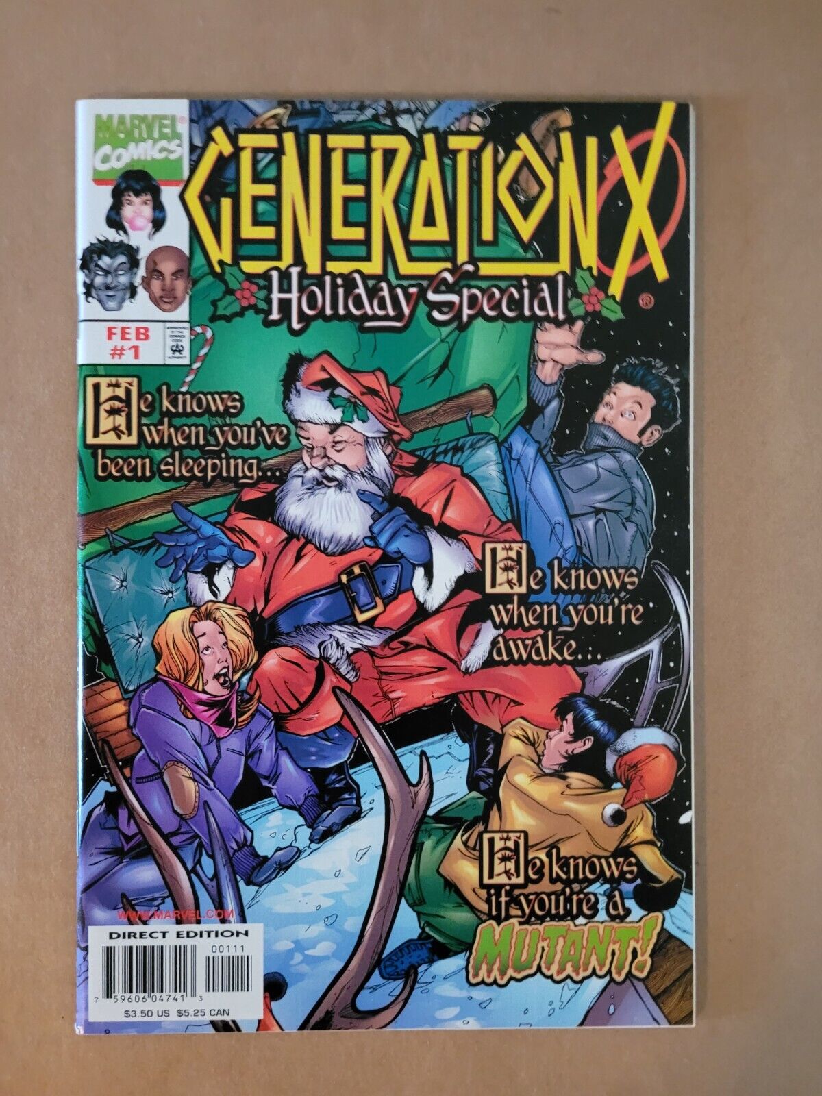 Generation X Holiday Special One-Shot 1998 High-Grade Marvel