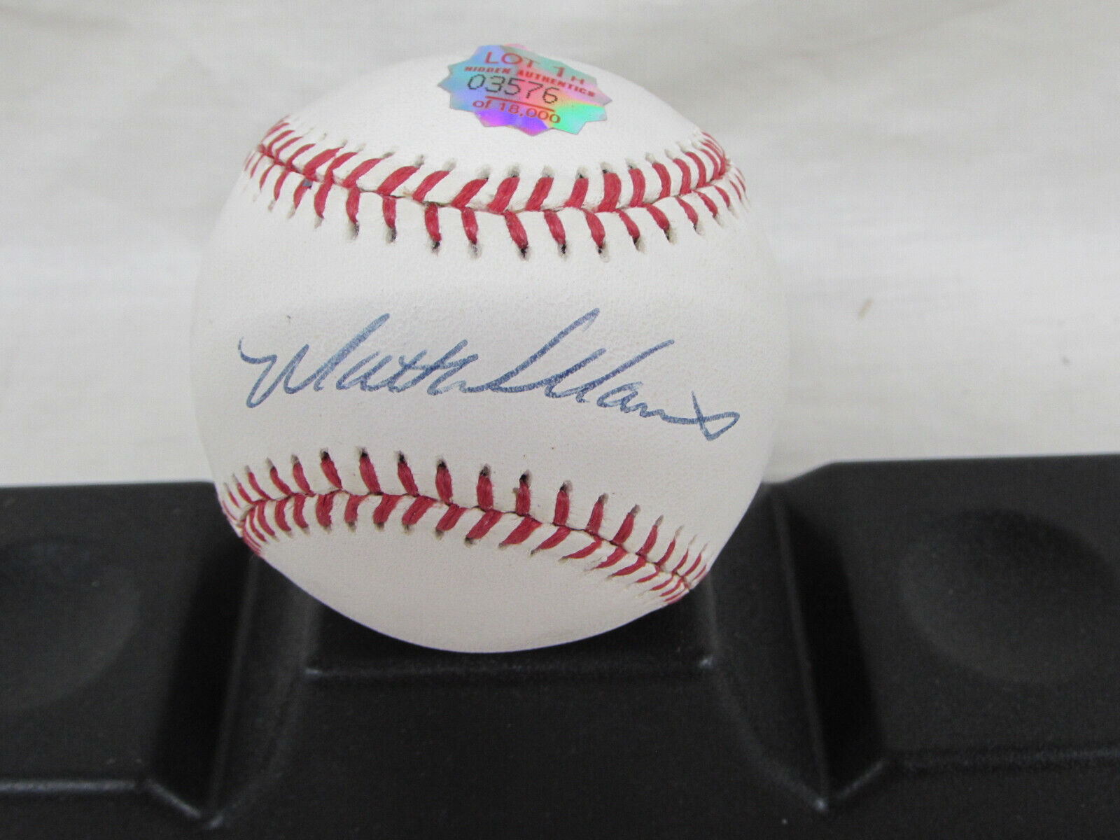 Matt Williams Autographed Hidden Authentics Baseball CAS Authentic