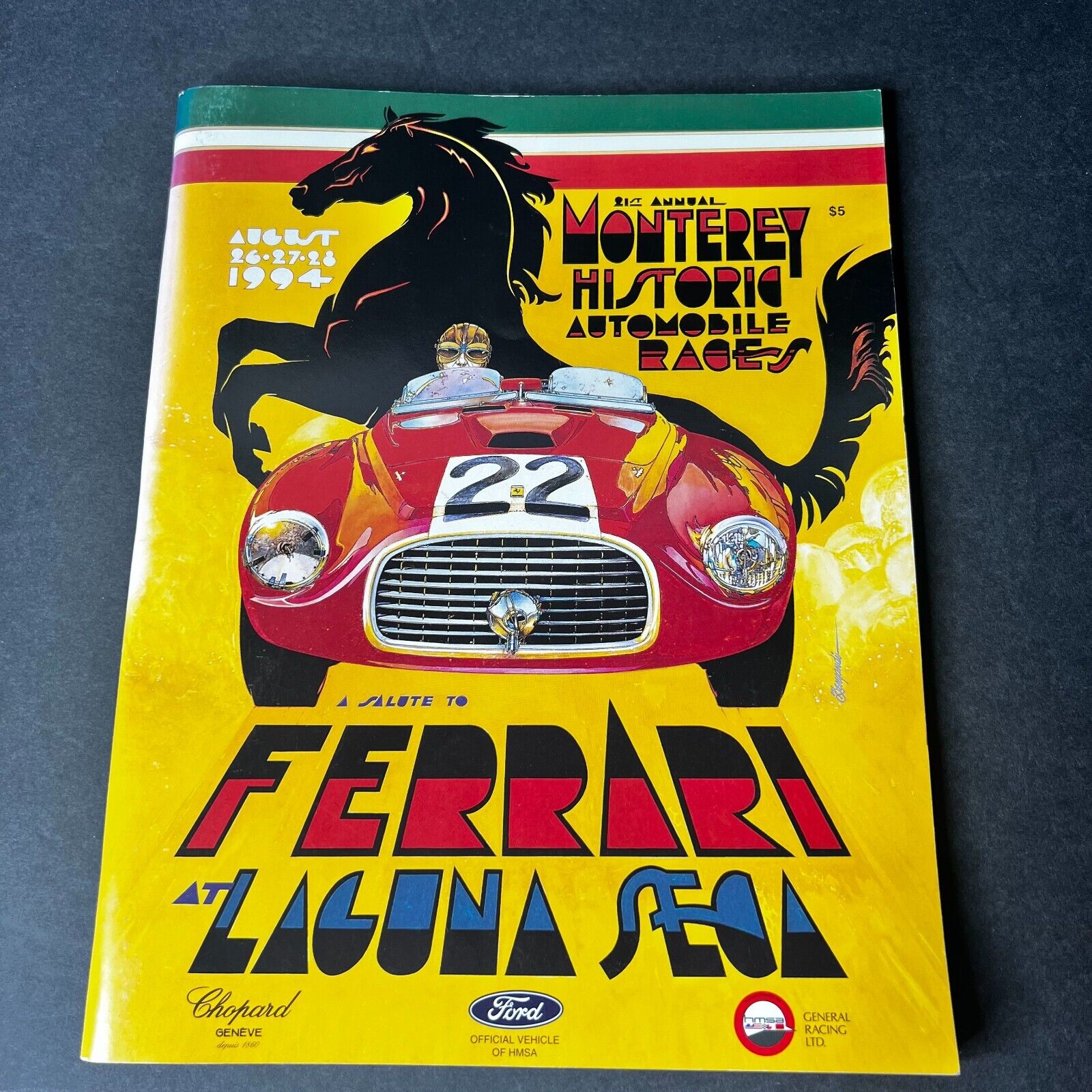 1994 21st Monterey Historic Automobile Races Ferrari at Laguna Seca Magazine
