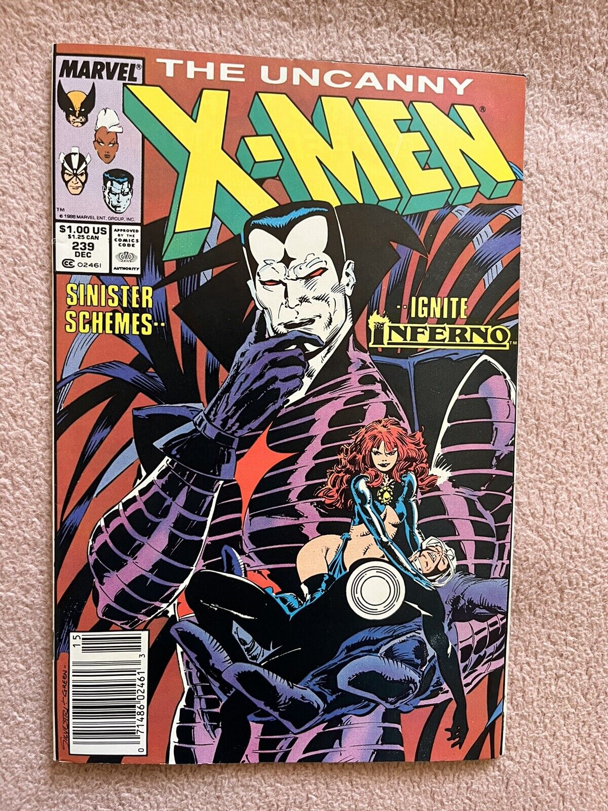 Uncanny X-men #239 Marvel Comics HIGH GRADE NEWSTAND COPY FIRST APPEARANCE