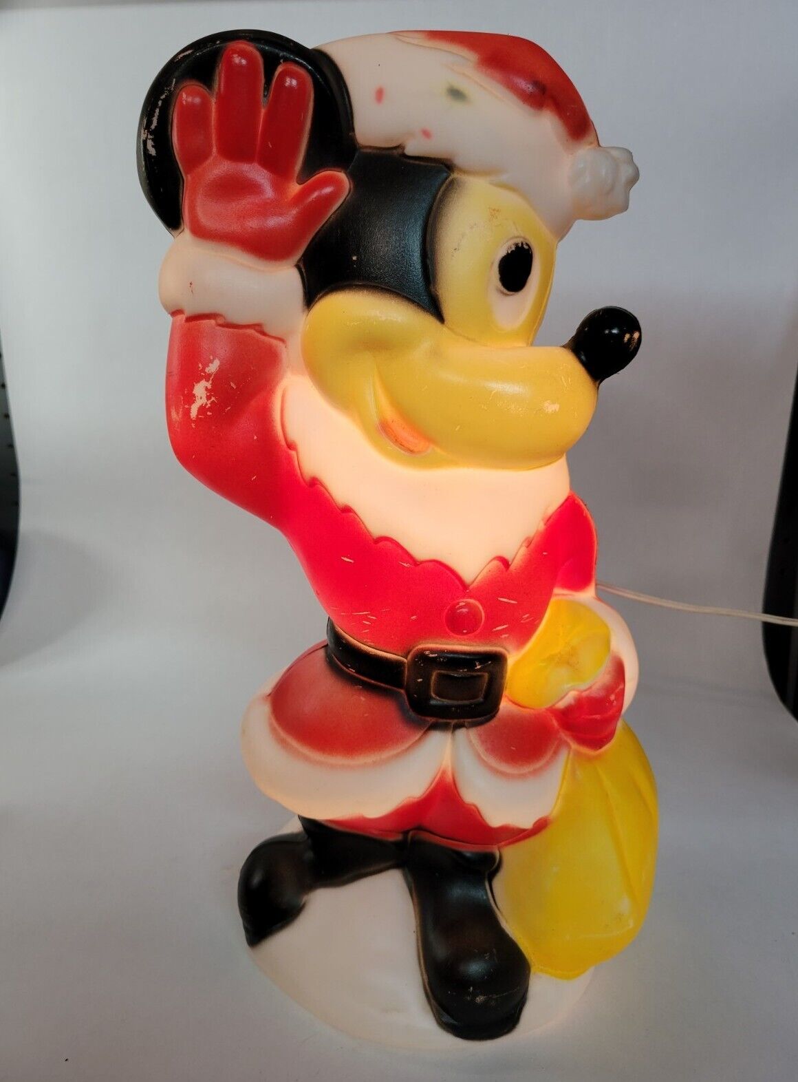 VINTAGE EMPIRE 15 Inch Walt Disney Productions MICKEY MOUSE CHRISTMAS BLOW MOLD