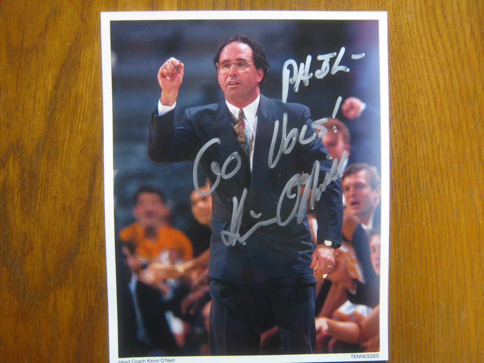 KEVIN O\'NEILL(Tennessee Volunteers/Southern Cal)Signed 8 x 10 Glossy Color Photo