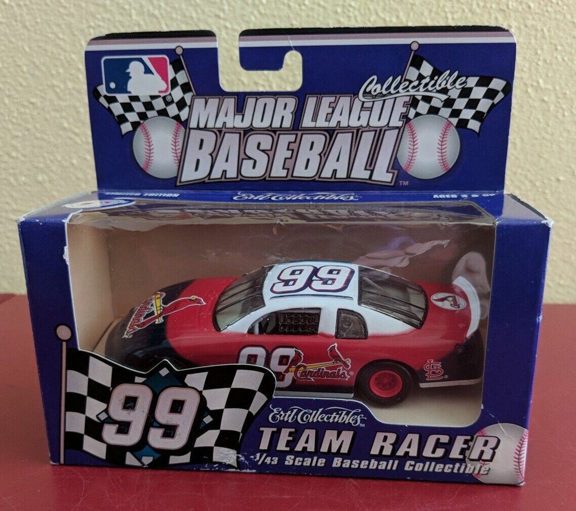 1/43 Scale DIECAST, Ertl Collectibles MLB Cardinals, TEAM RACER 