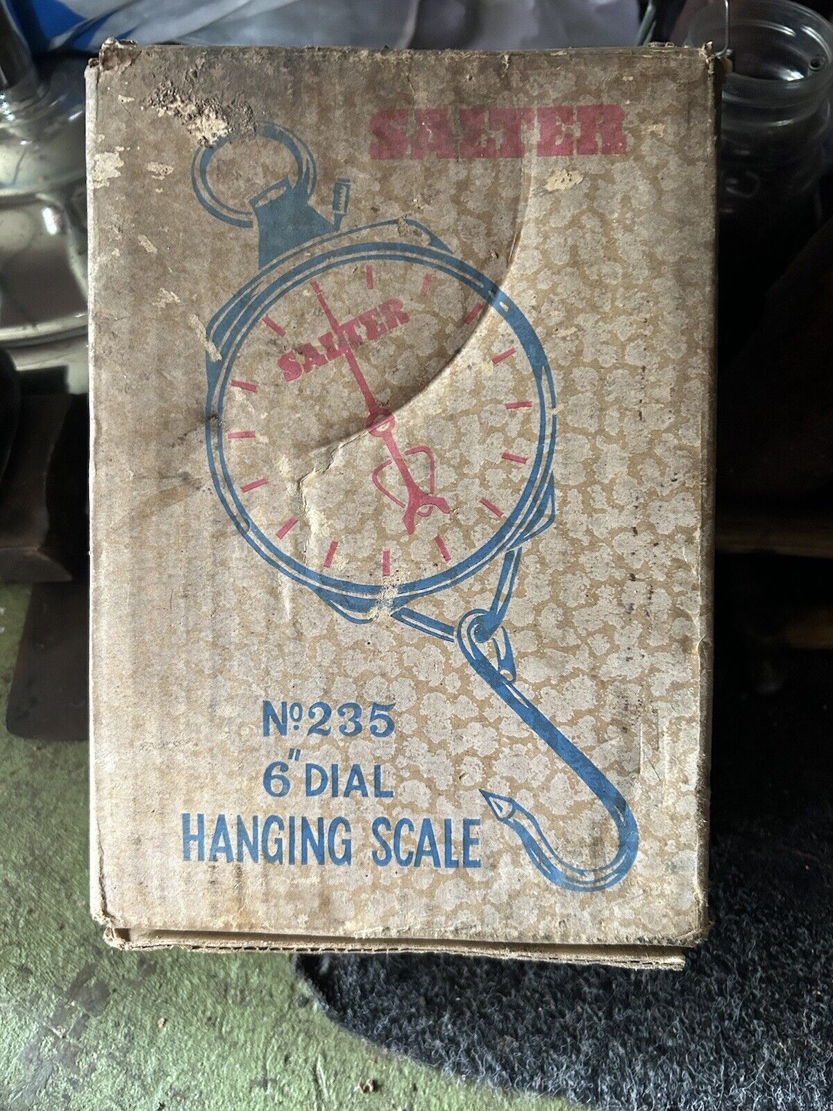 Antique Salter Kitchen Scale with spring balance Australia Made