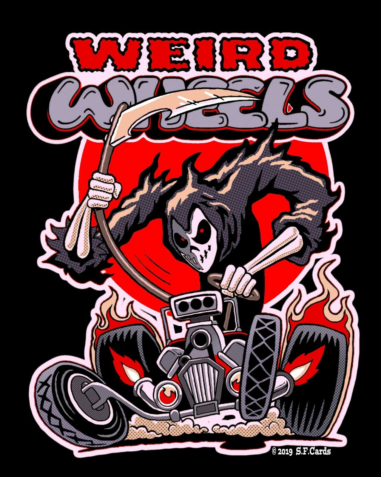 2019 Weird Wheels Promo P1 Tattoo Philly Non Sports Card Show