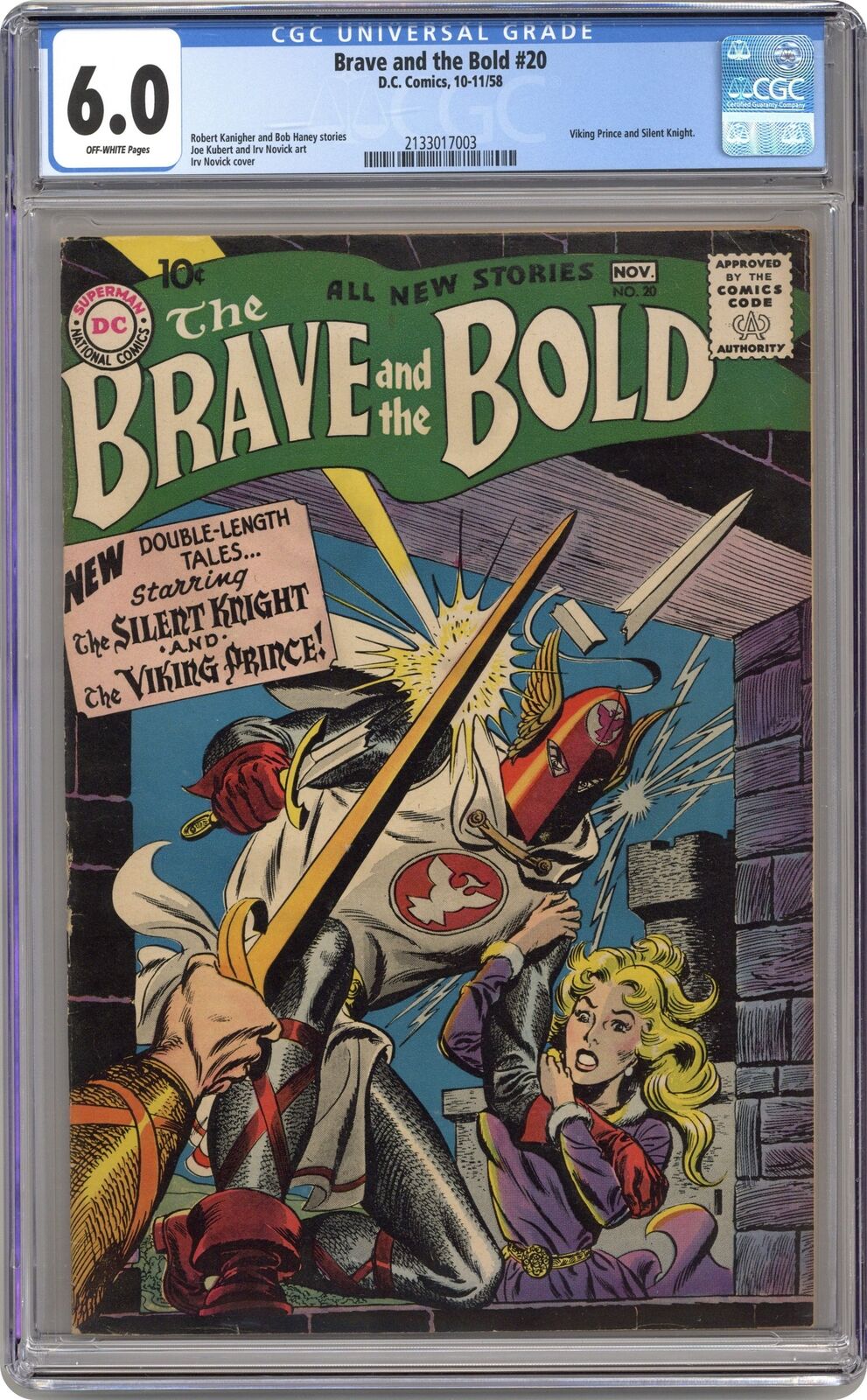 Brave and the Bold #20 CGC 6.0 1958 2133017003