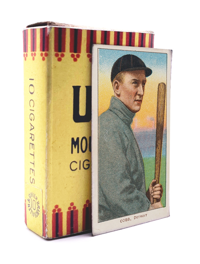 Replica UZIT Cigarette Pack Ty Cobb T-206 Baseball Card 1909 Handmade