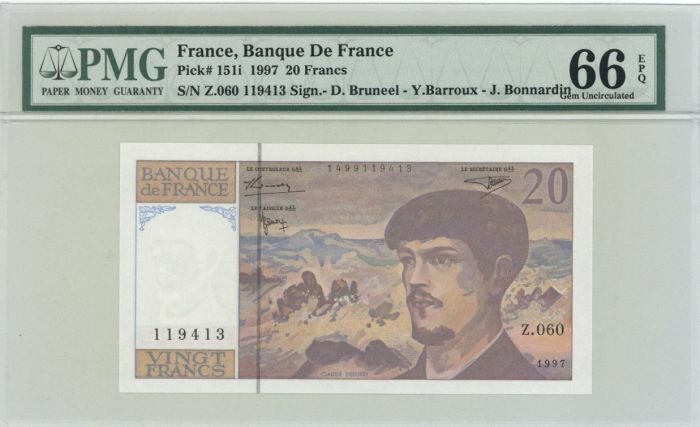 France, Banque De France, P-151i - Foreign Paper Money - Foreign