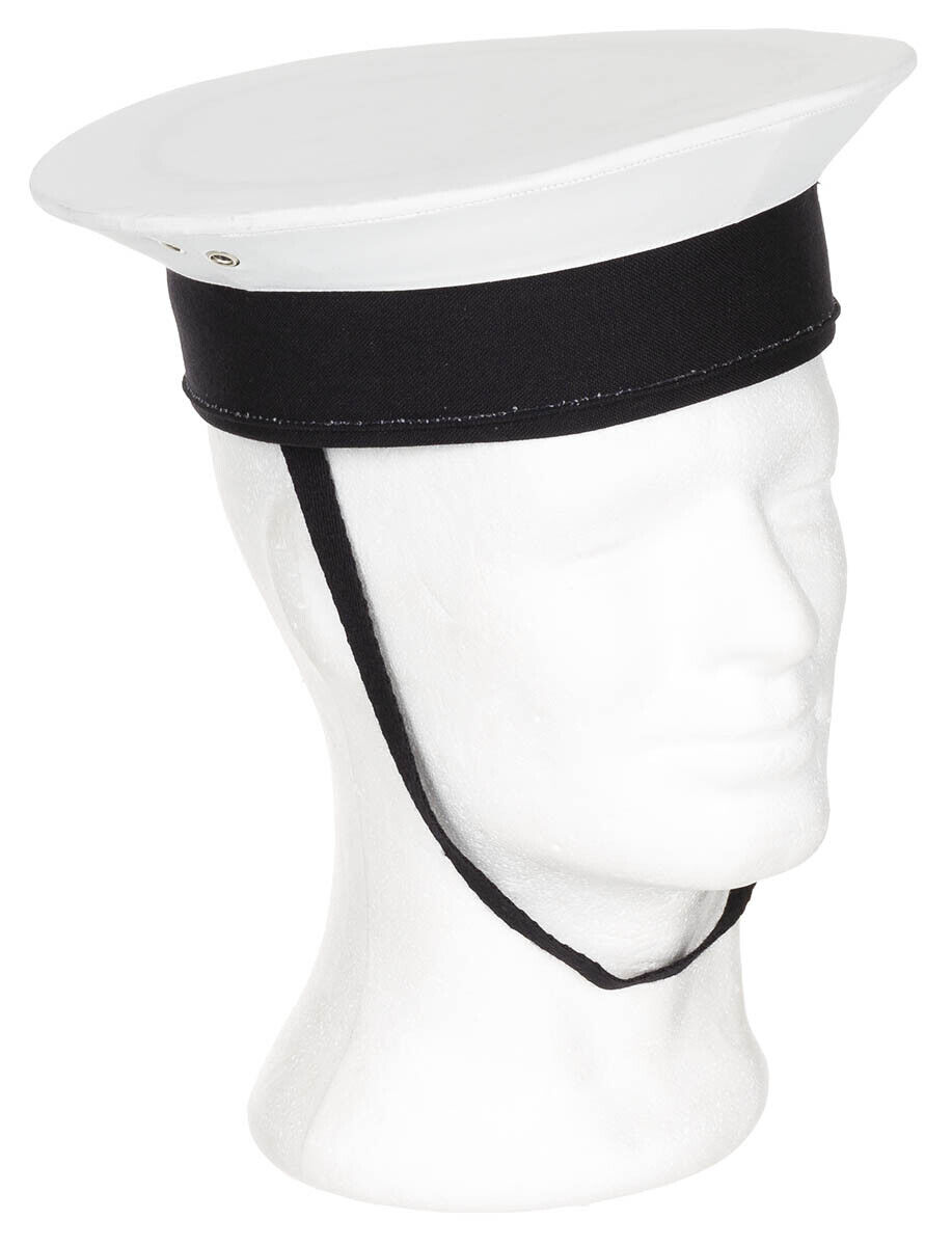Original Italian Navy Military Army Hat White  Sizes 58-61