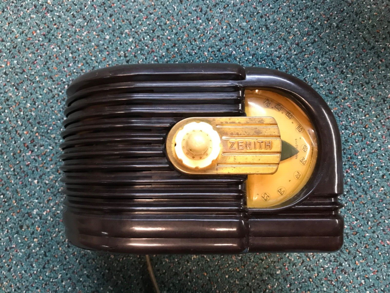 ZENITH   TUBE   RADIO   MODEL  6D311   FIRST   BAKELITE  1938 - Excellent RARE