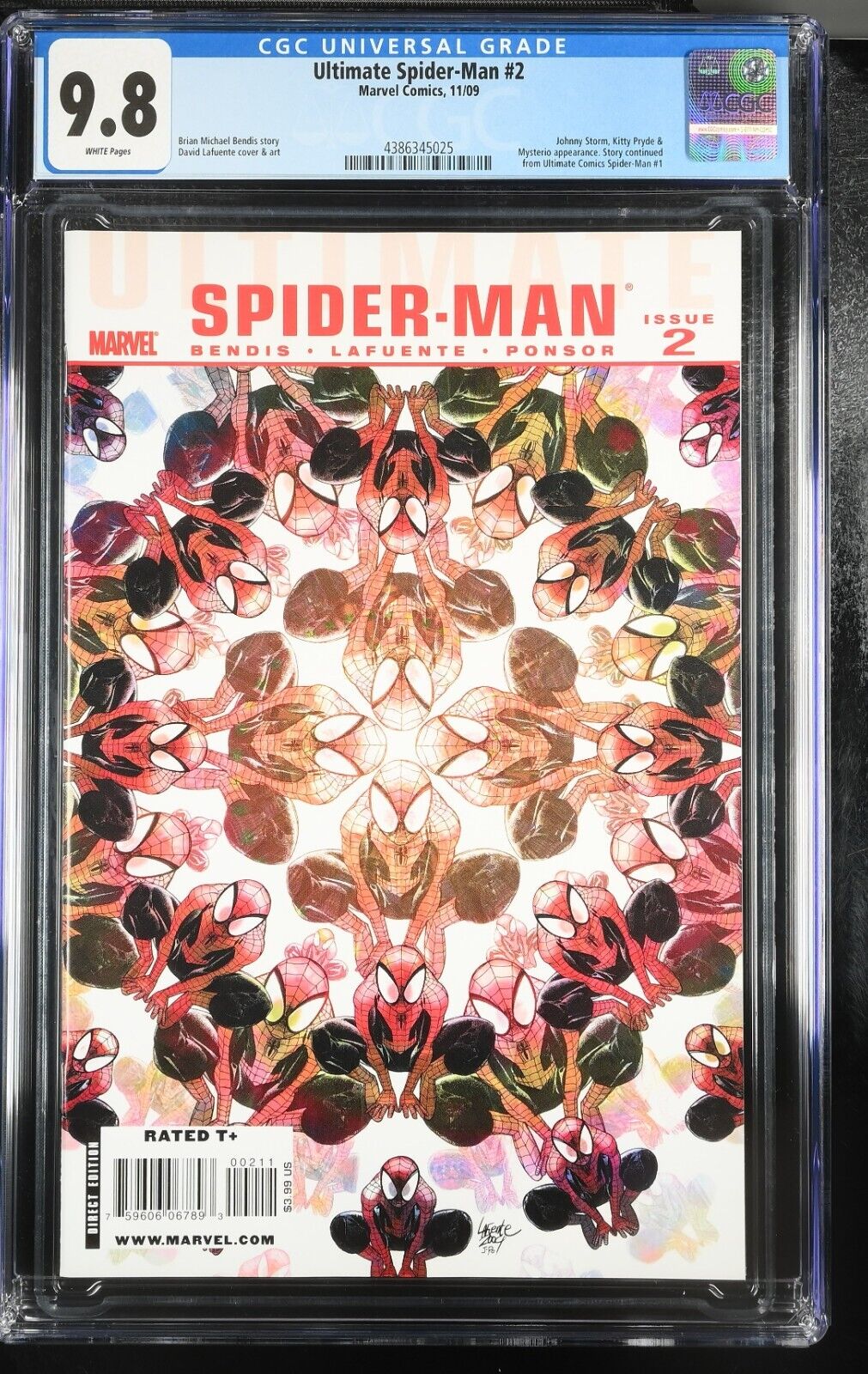 Ultimate Spider-Man #2 1st App Lana & Lori Baumgartner Bombshells 2009 CGC 9.8