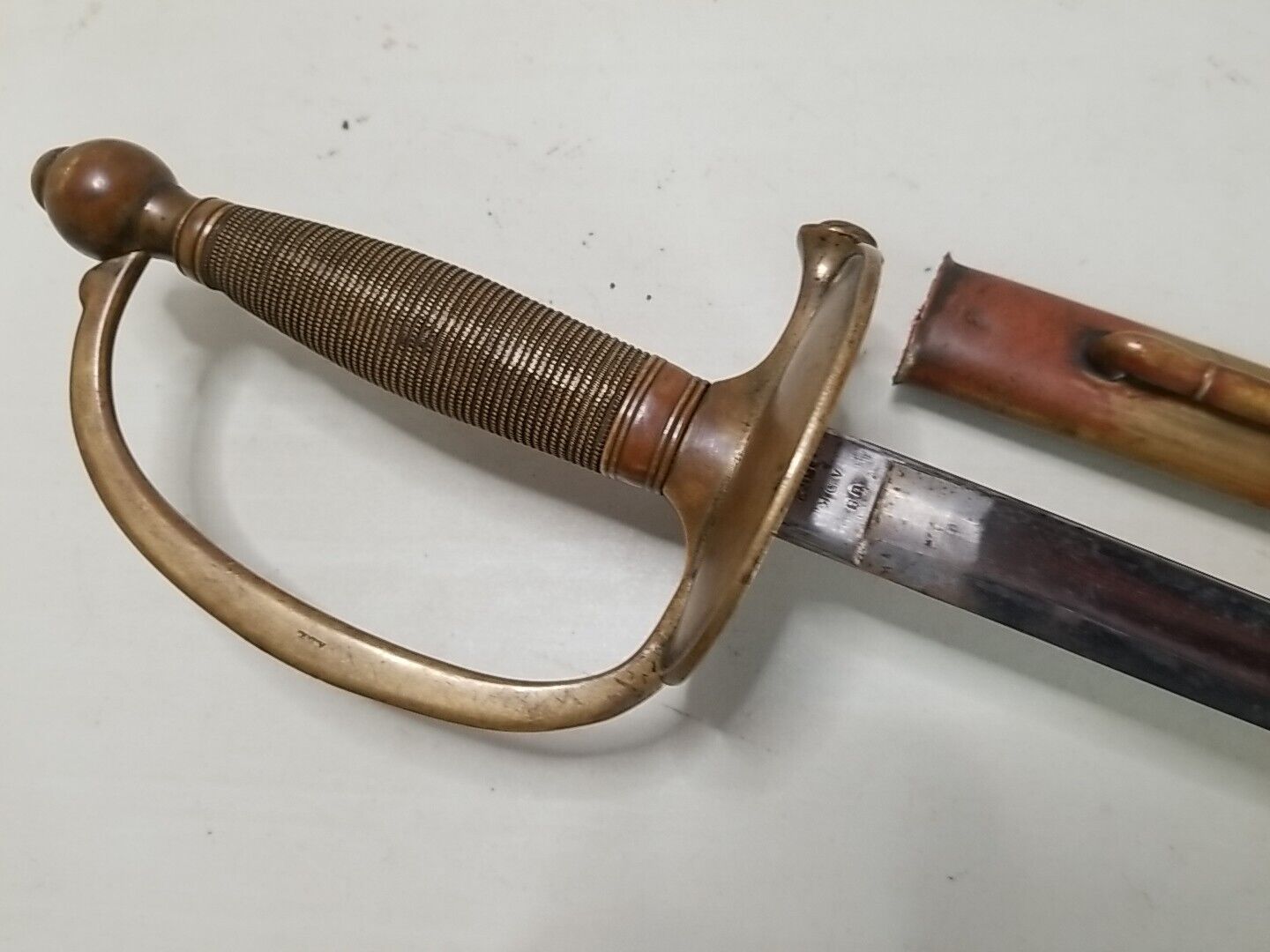 Ames Civil War Model 1840 NCO Sword w/Scabbard - 1862