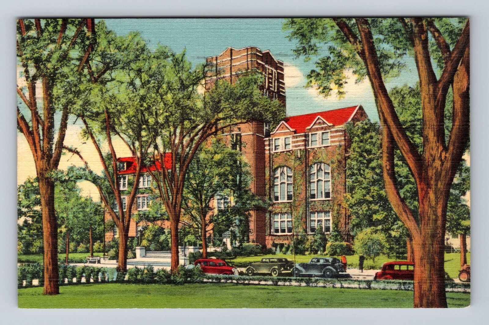 Ann Arbor MI-Michigan, University of Michigan Union Bldg. Vintage c1939 Postcard