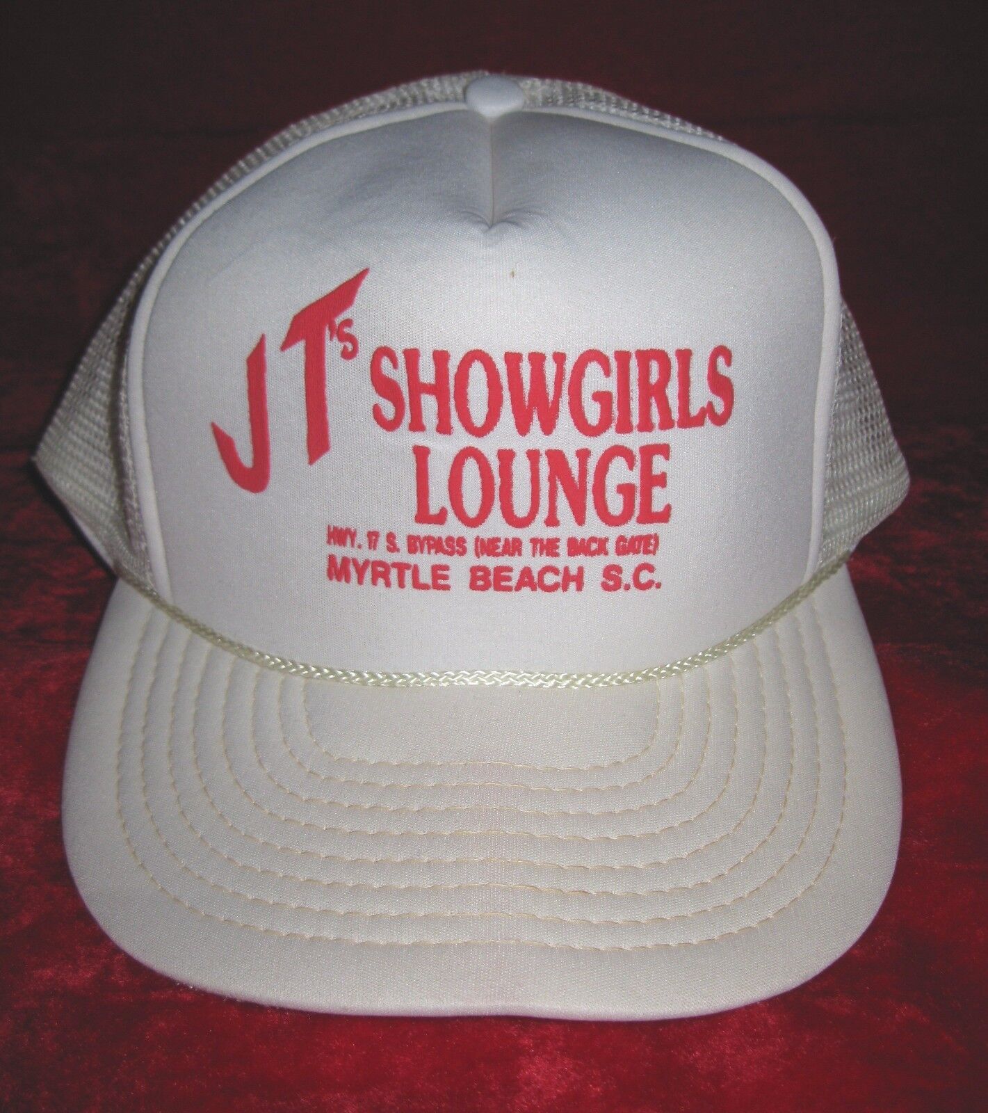 Showgirls Lounge Myrtle Beach SC Strip Gentlemen's Club Snapback Rare Cap Hat