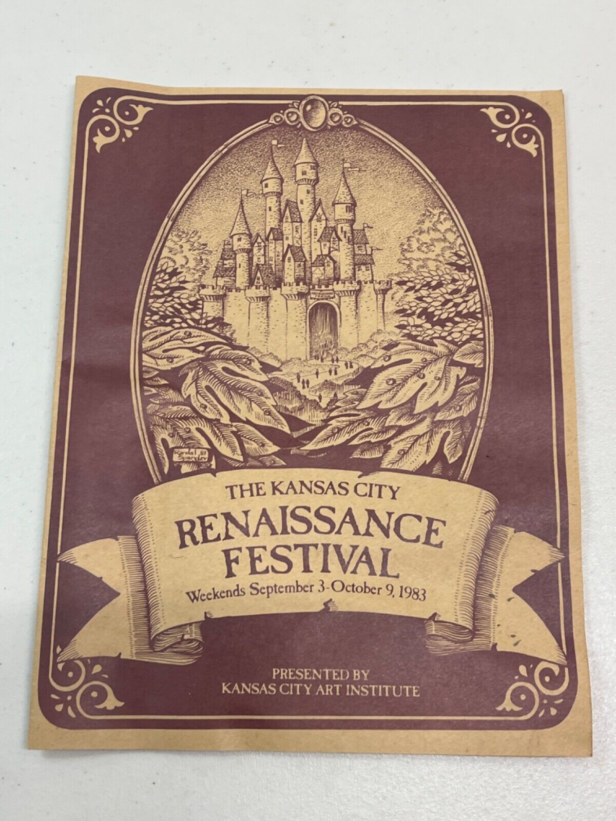 1983 Renaissance Festival of Kansas City Program