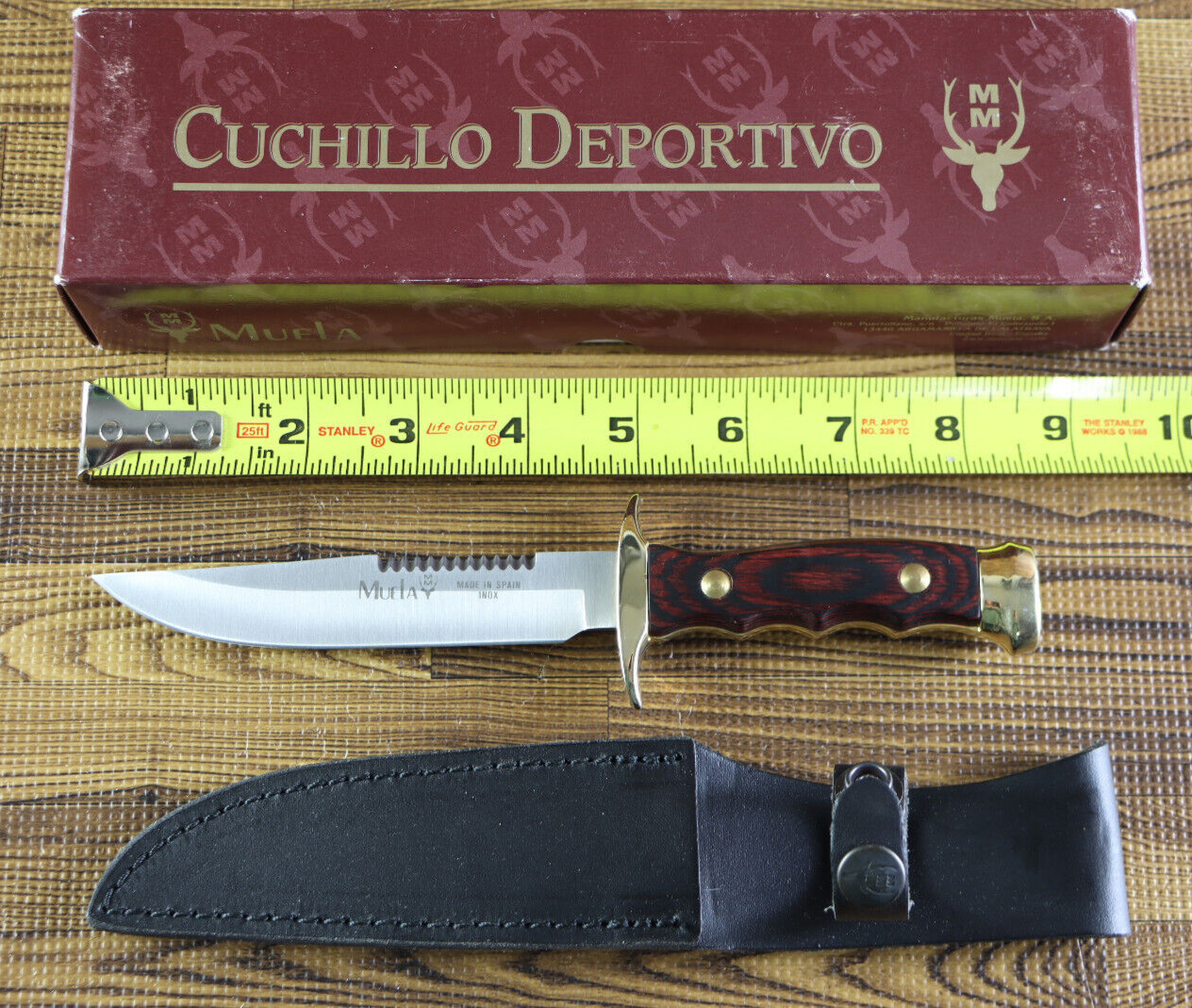 Muela Fixed Blade Handle Hunter Hunting Knife 7120-M Spain