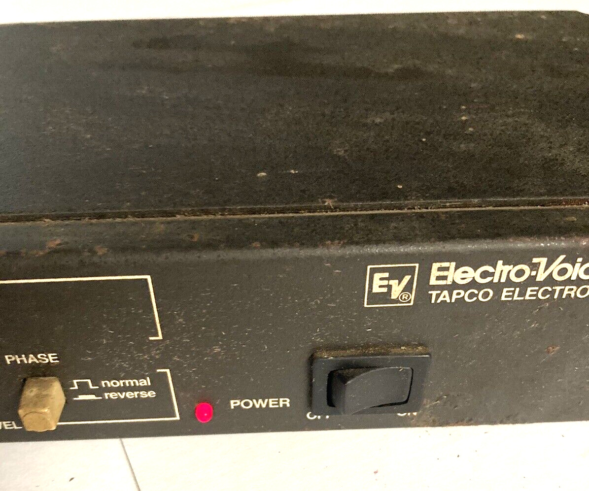 Electro-Voice EVT EX-18 EV Tapco, 2 Ch Electronic Crossover, Mono 3 Way, Vintage
