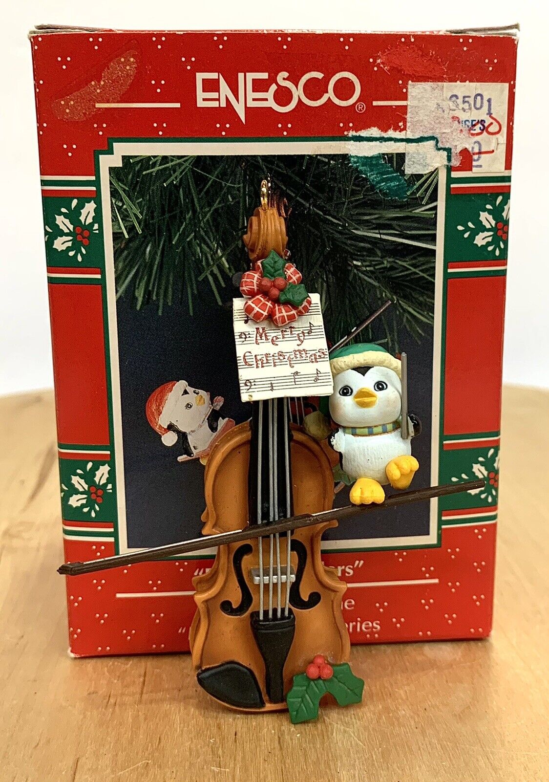 Enesco “Festive Fiddlers” Music Lovers Series 1992 Christmas Ornament 586501