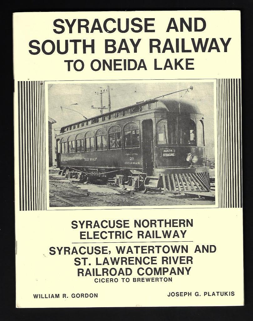 1985 Syracuse And South Bay Railway To Oneida Lake, Watertown, St. Lawrence -NEW