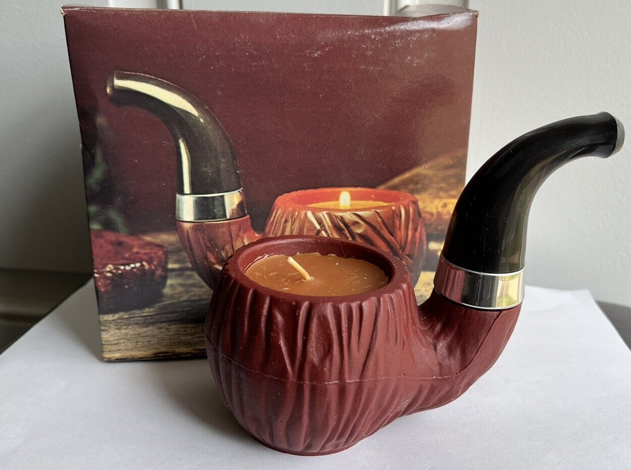 Avon Pipe Shaped Candle - Fresh Aroma Smoker's Candle - 1978