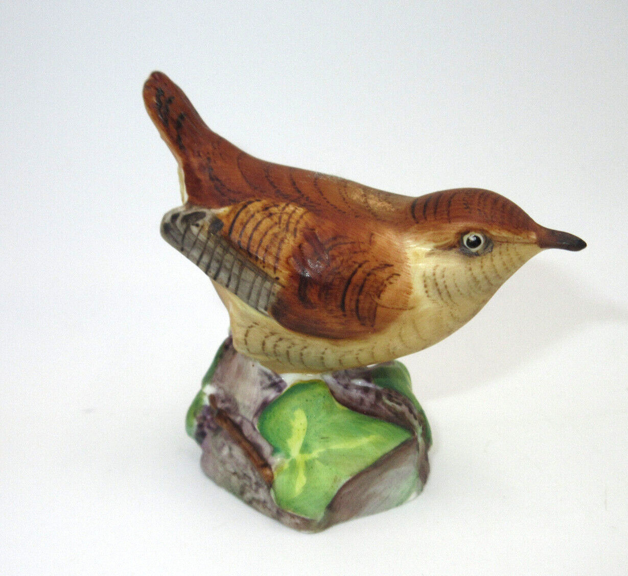 Vintage Royal Worcester Bone China Bird Figurine WREN #3198 England
