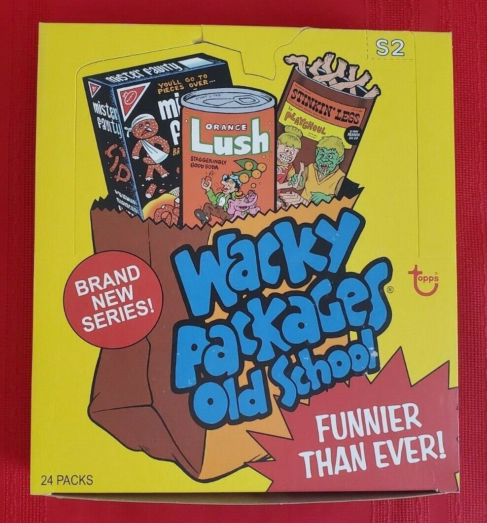 2011 TOPPS WACKY PACKAGES OLD SCHOOL SERIES 2 OPEN BOX 24 UNOPENED PACKS