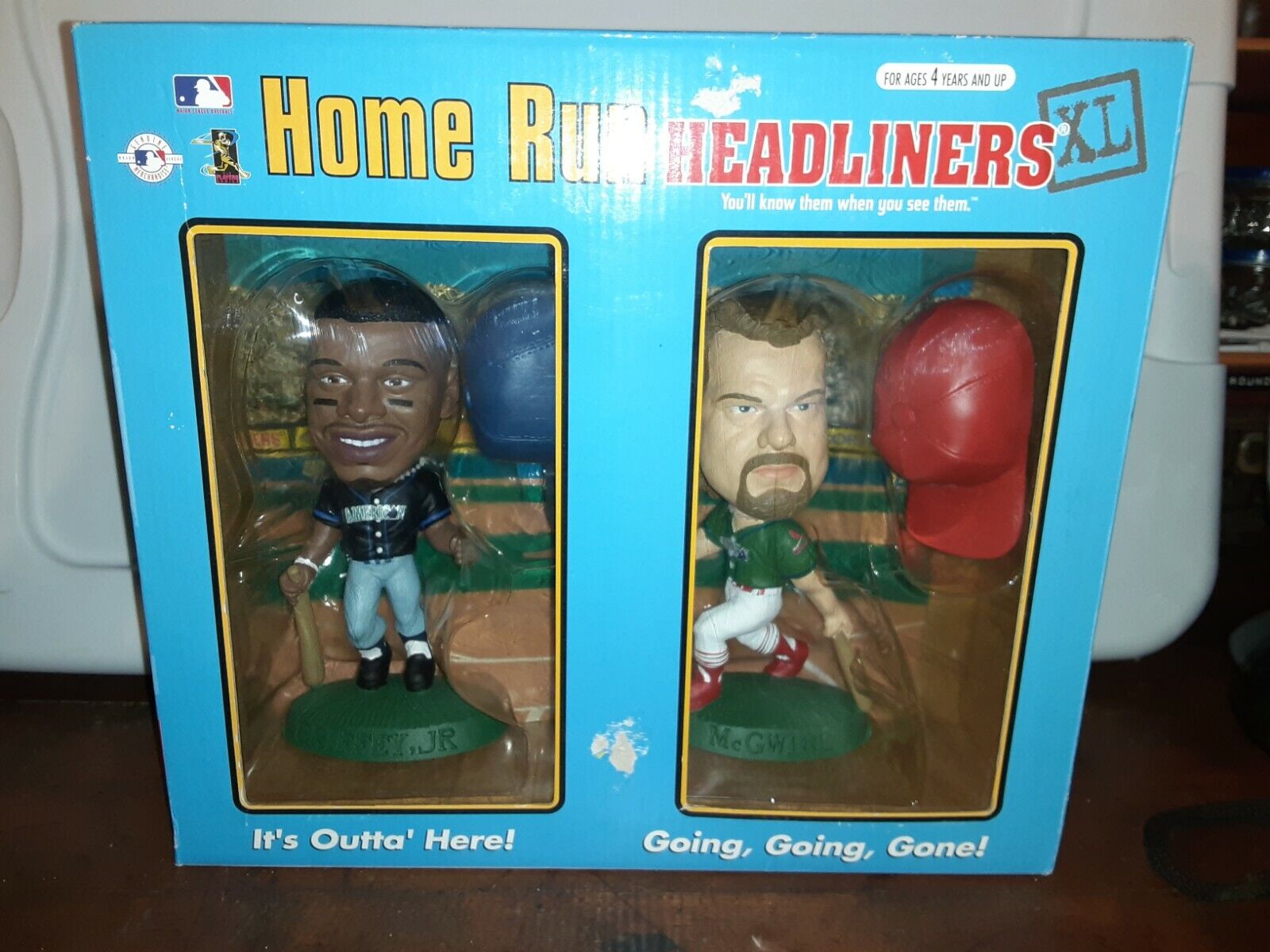 Home Run Headliners XL Bobbleheads Ken Griffey Jr and Mark McGwire NEW