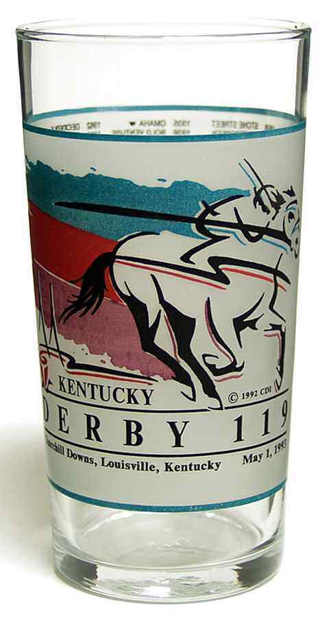 Kentucky Derby Official Glassware 1993 - 119th Running - No Box 1202175